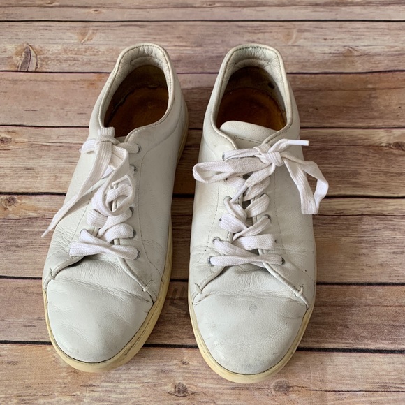 Rag & Bone White Leather Sneakers - Picture 3 of 8